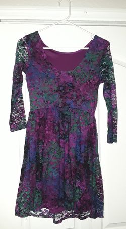 Xhilaration dress multicolor junior size small