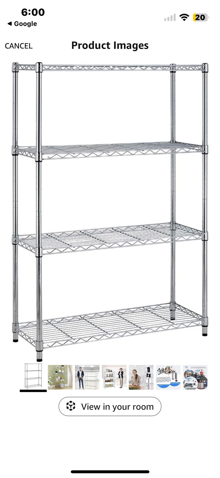 Costco Metal Shelf