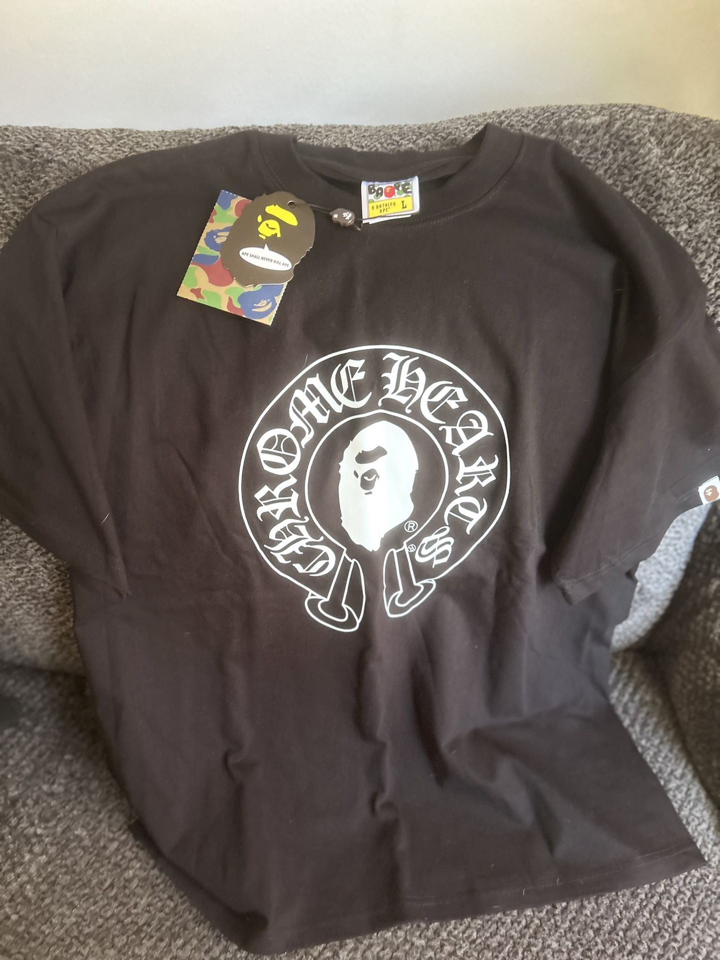 🤩brand New Cromeheart Bape Shirt L