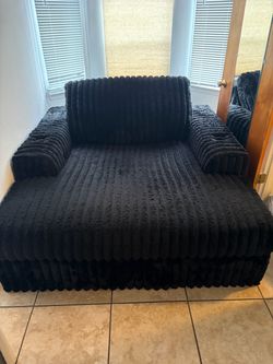 Midnight Madness over sized chaise