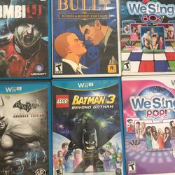 Wii & Wii U Games - Priced Individually Or Take All For 50
