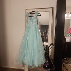 Pastel Blue Green Dress. Brand New 