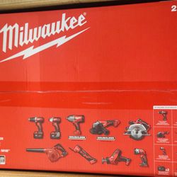 MILWAUKEE M18 18-Volt Lithium-lon Cordless Combo Kit (9-Tool) with (2) Batteries, Charger, and Tool Bag