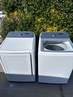 Samsung Top Load Washer and Dryer Set