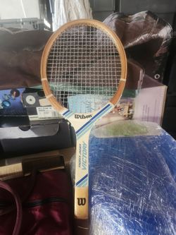 Wilson Andrea Jaeger Victory Wooden Tennis Racket