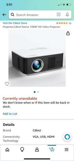 LED Projector 1080p