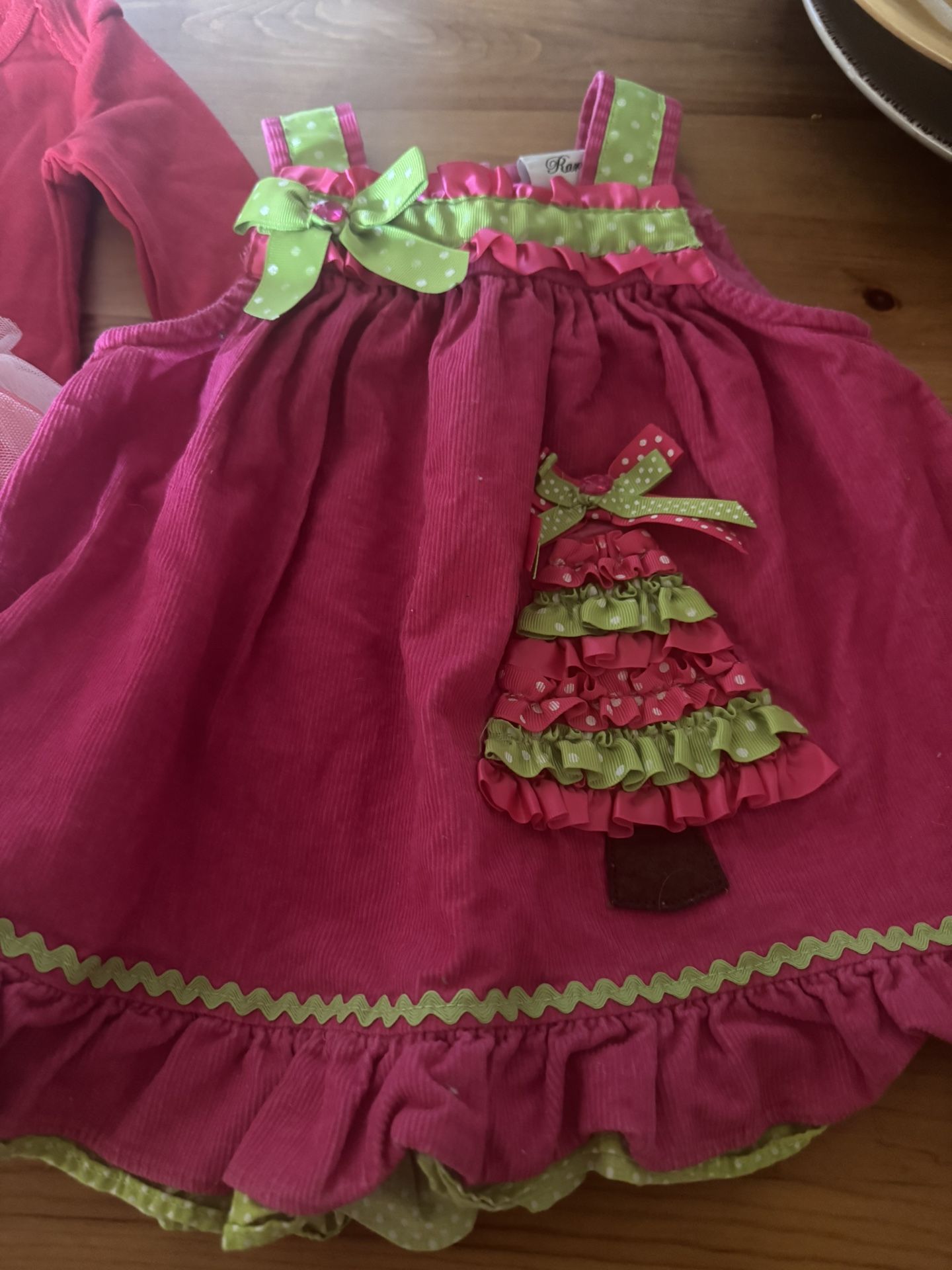 Pink Christmas Tree Dress