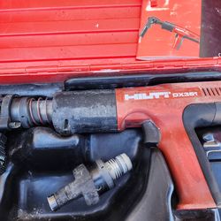 DX 351 HILTI powder actuated  with  X-MX32 attachment