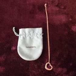 Tiffany &Co Sterling Silver Heart Pendent 