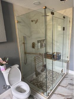 Shower glass
