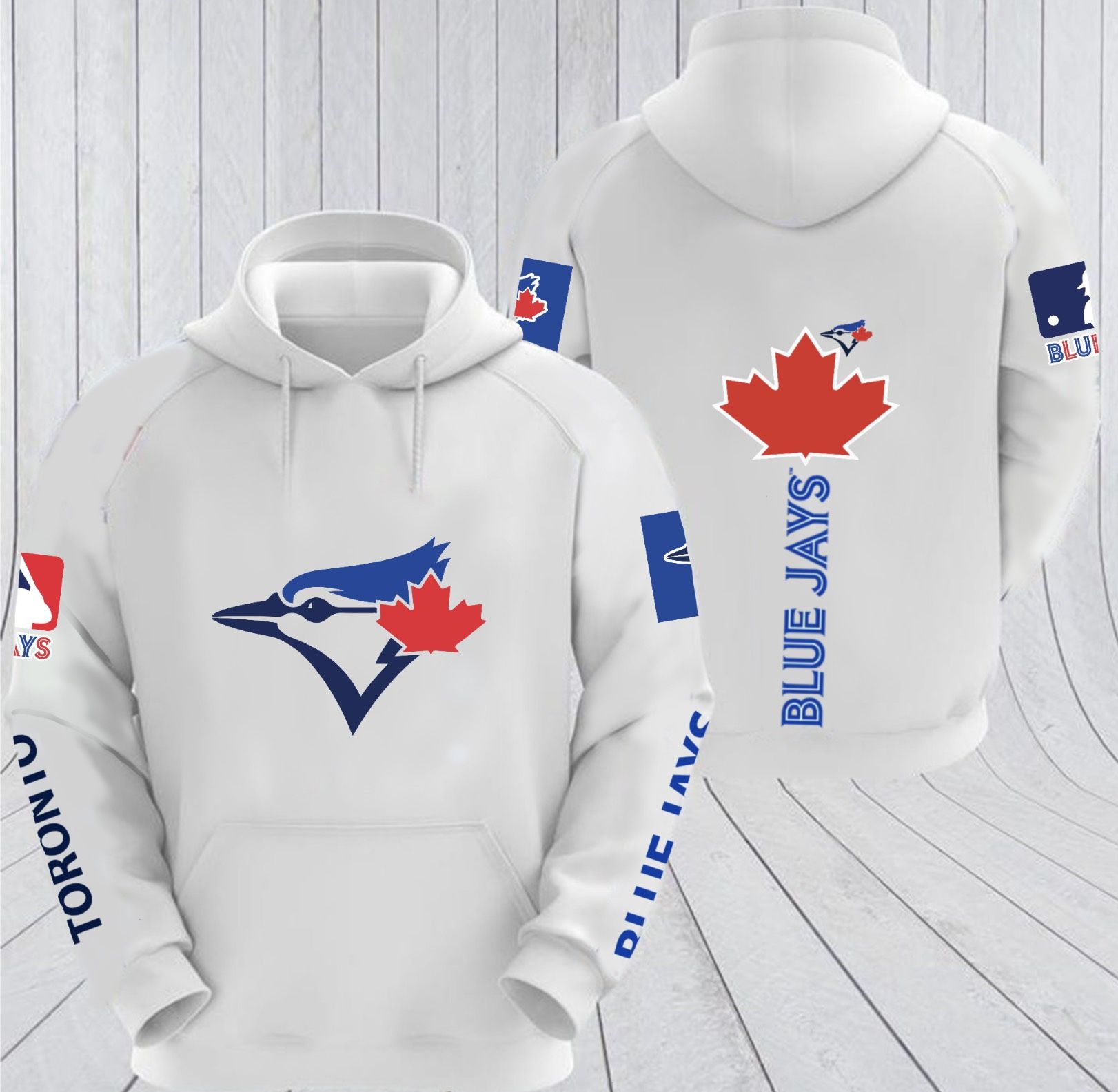MLB Toronto Blue Jays Hoodie Sweater Baseball