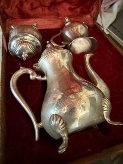Silver set of 3 vintage never used for long time , box is old