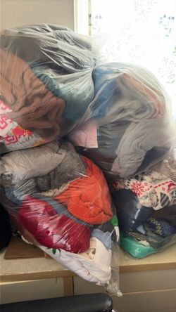 Bags of clothing