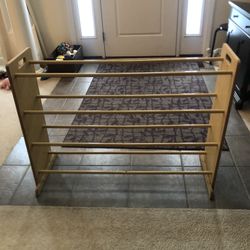 4 - Tier Shoe Organizer, Quilt or Blanket Rack
