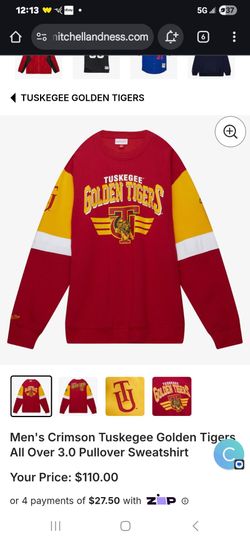Mitchell & Ness Tuskegee Golden Tigers Crewneck Sweatshirt