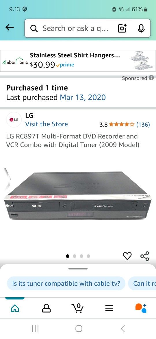 Dvd/VHS Recorder