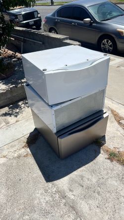 Washer//dryer pedestal or scrap metal