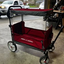 Radio Flyer Cargo & Kid Seat Wagon 