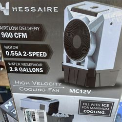 900 CFM 2-Speed Portable Evaporative Cooler for 350 sq. ft. in Gray