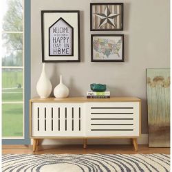 Vintage Console Table - Natural & White  $369.00 Hotbuy! Free Delivery 🚚 
