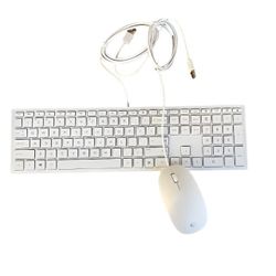 HP 125 White Keyboard And Mouse combo