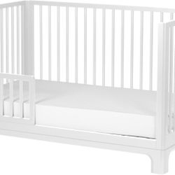 Little Seeds Posey 4-in-1 Convertible Crib, White