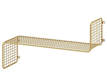 Gold Wall Shelf/Rack