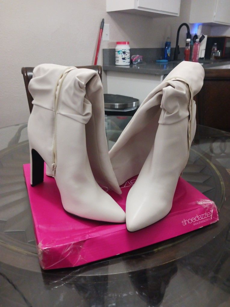 Cream Color Boots