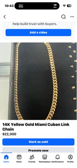 14k Cuban link