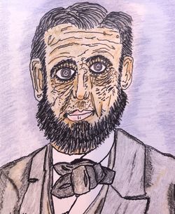 Cartoon  Caricature Of Abraham Lincoln