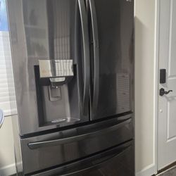 LG Black Stainless 36" Standard Depth Fridge