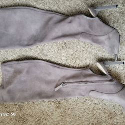 Worn 1 Time Suede Heel Boots 
