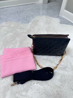 Louis Vuitton Lambskin Embossed Monogram Coussin