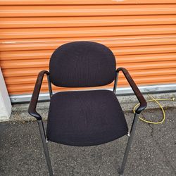 9 Black Office/Guest Chairs - $30 each