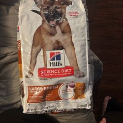 (2) Hill Science Diet, Large Breed Puppy Chicken Recipe