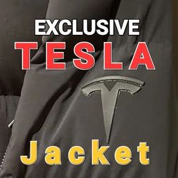 BRAND NEW Tesla Quilted Bomber Jacket XL Original 