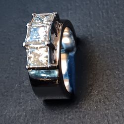 3 Carat 18k White Gold Women's Wedding Ring