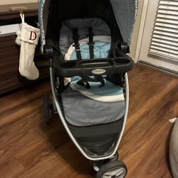 Graco Baby Stroller – Well Used but Functional