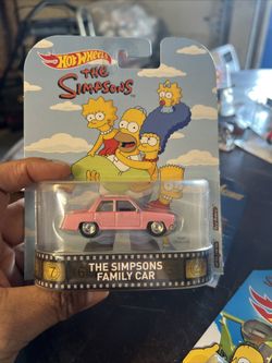 Hot wheels Simpson And Jetsons Cars 
