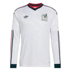 Mexico white long sleeve jersey