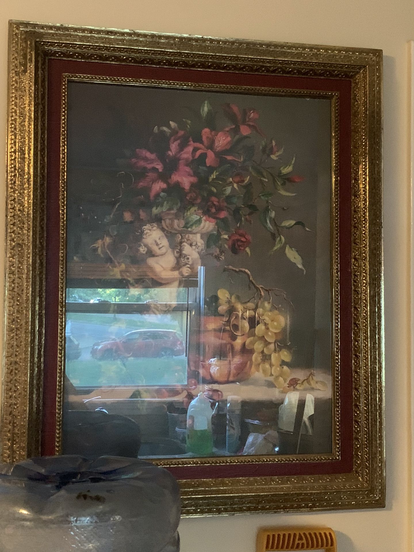 Vintage 90s Render/Print Painting