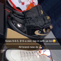 RAFFLE, $15 A SLOT, Winner Picks Any Of The 3 Shoes💪🏼