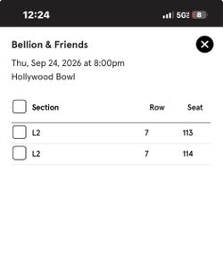 Selling two Jon Bellion tickets