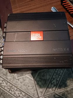 Amplificador jbl de 4 canales 60x 4 para bocinas chicas