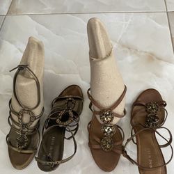 2 Pair Leather Shoes