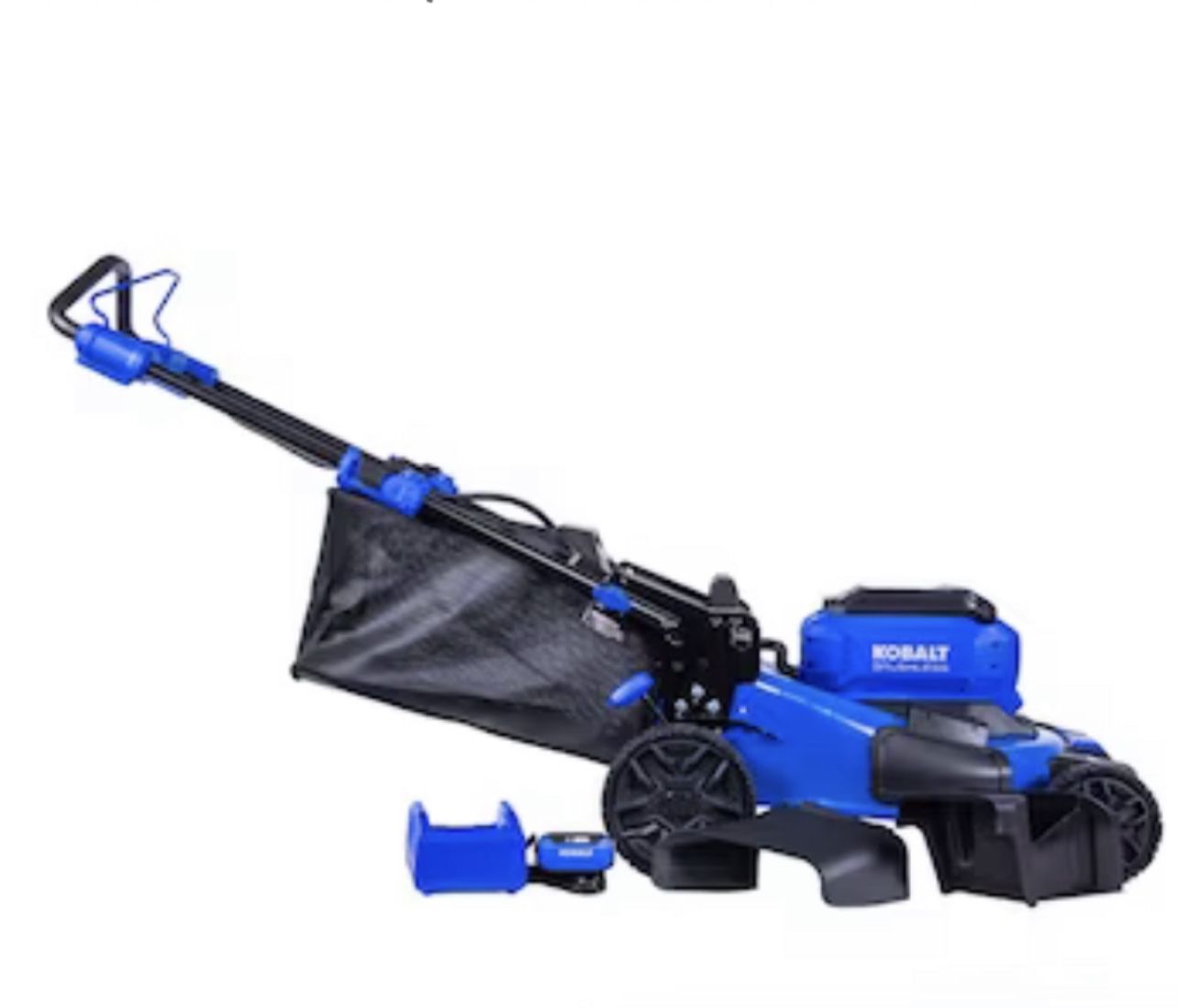 Kobalt 20” 3 In 1 Push Mower 40 Volt 6ah Side Discharge Mulching Or Bagger With Charger BRAND NEW IN BOX 