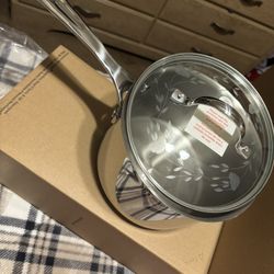 3-qt Princess House Stainless Steel Saucepan 