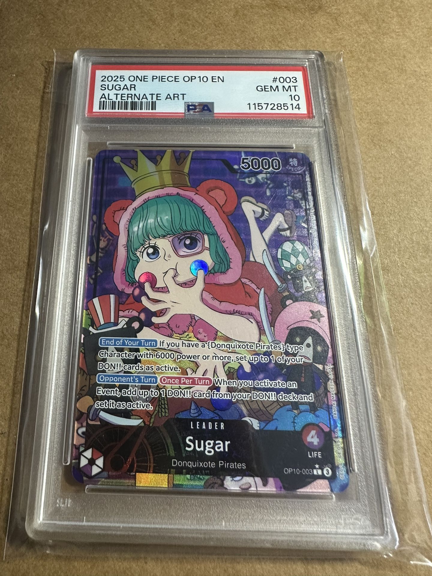 Sugar (003) (Parallel) PSA 10