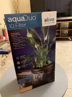 New In Box Elive Aquaduo 10 Aquarium Fish Tank Filter 80 GPH