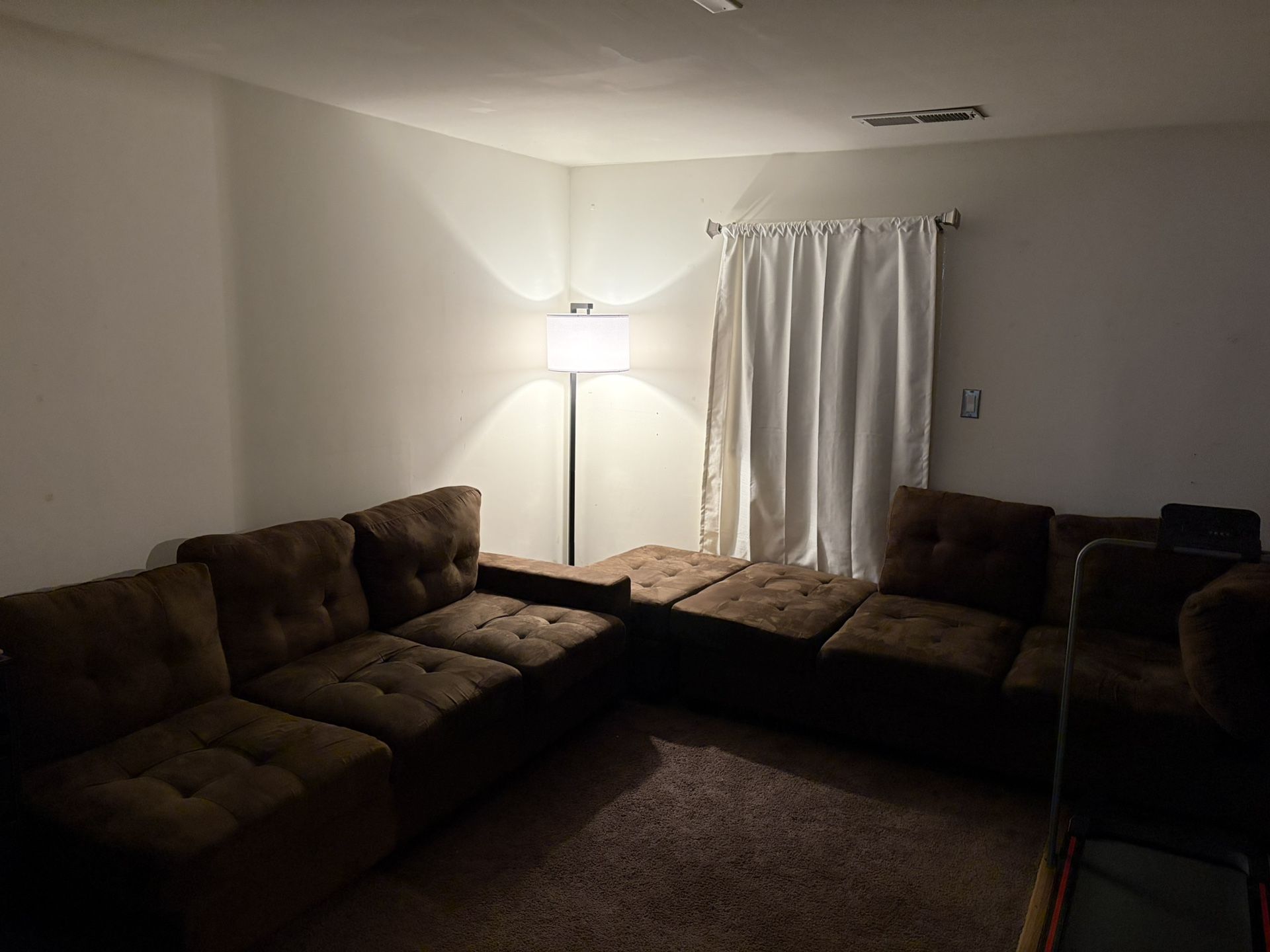 L Shaped Couch And Ottoman